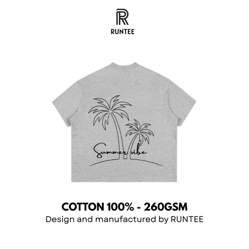 Mặt sau RUNTEE Summer Vibe TShirt