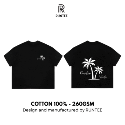 RUNTEE Tropic Mode TShirt - Black