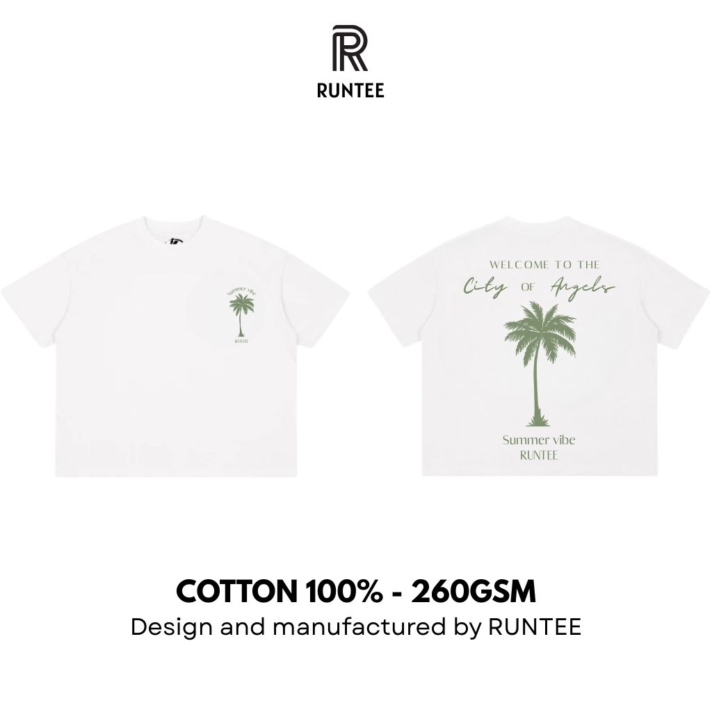 RUNTEE Welcome To The City Of Angels TShirt RUNTEE Welcome To The City Of Angels TShirt