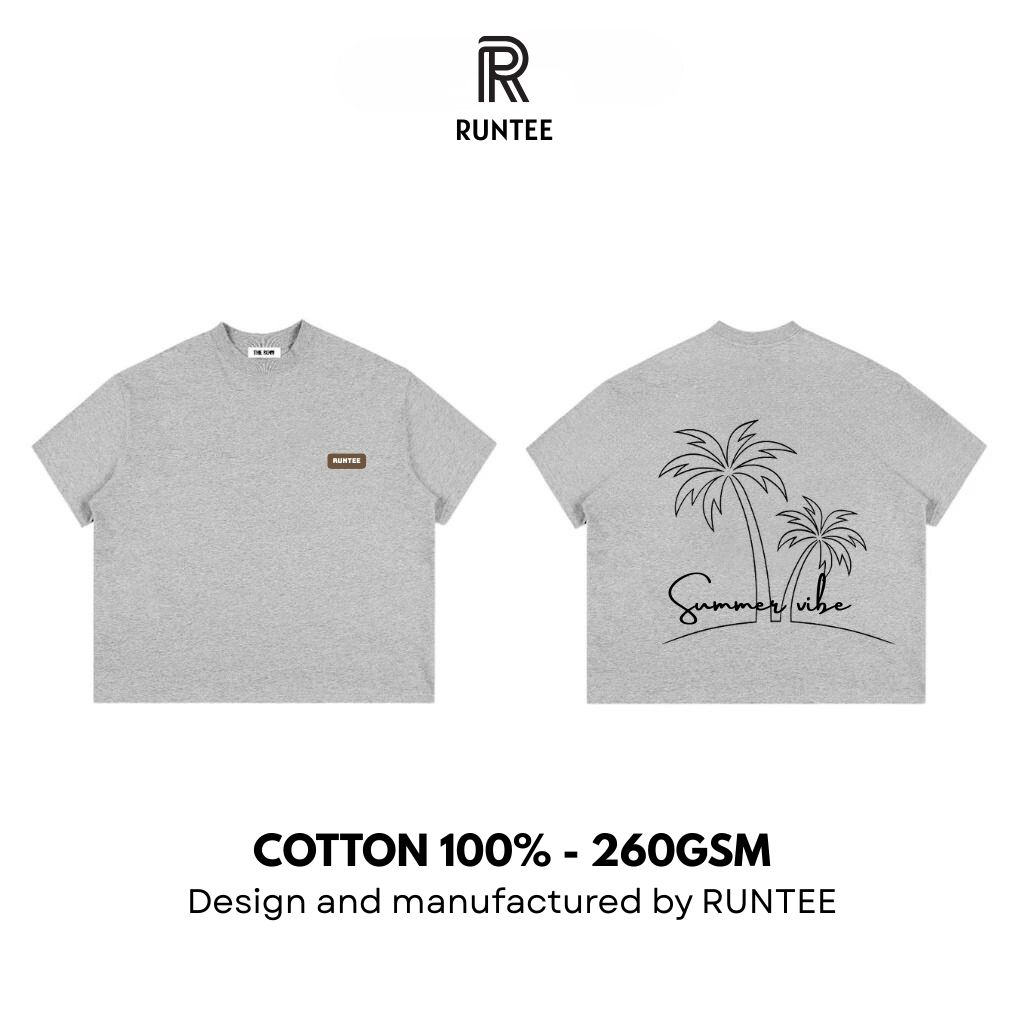 RUNTEE Summer Vibe TShirt RUNTEE Summer Vibe TShirt
