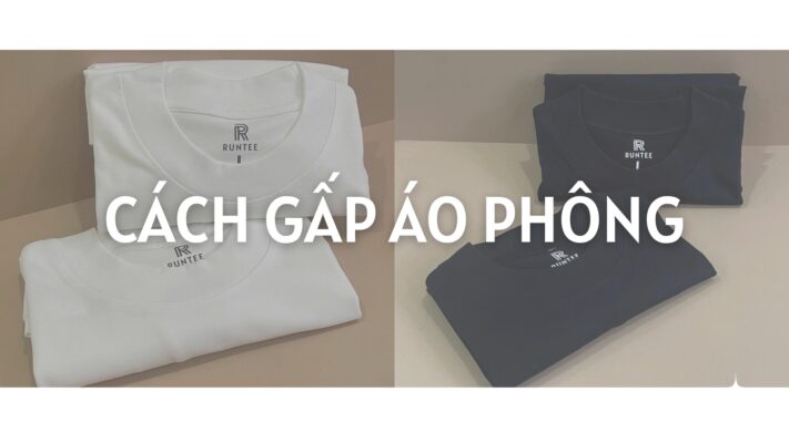 Cách gấp áo phông