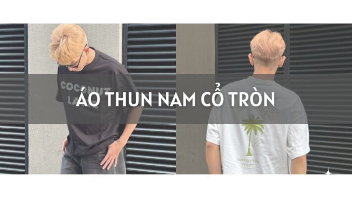 Áo thun nam cổ tròn