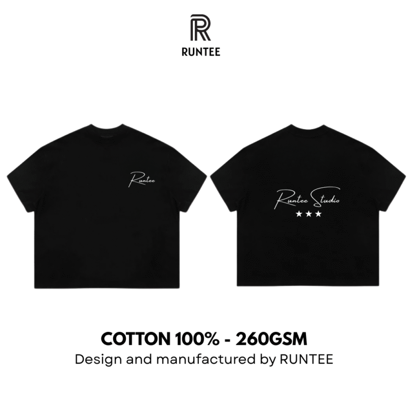 RUNTEE Basic TShirt – Black