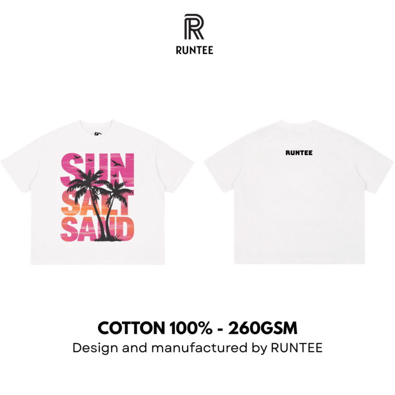 Áo thun boxy Sun Salt Sand 02