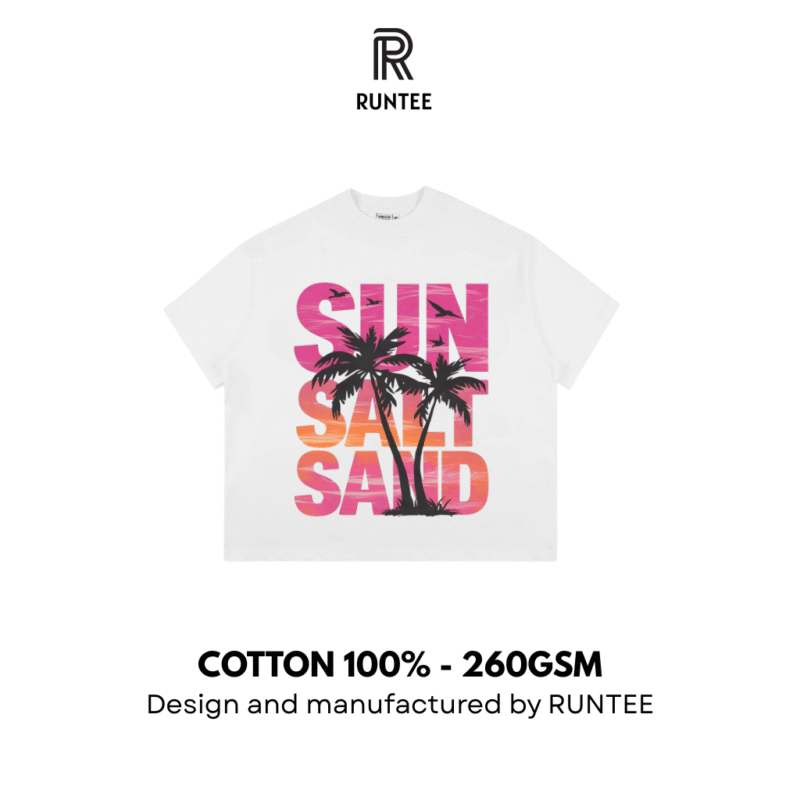 Áo thun boxy Sun Salt Sand 01