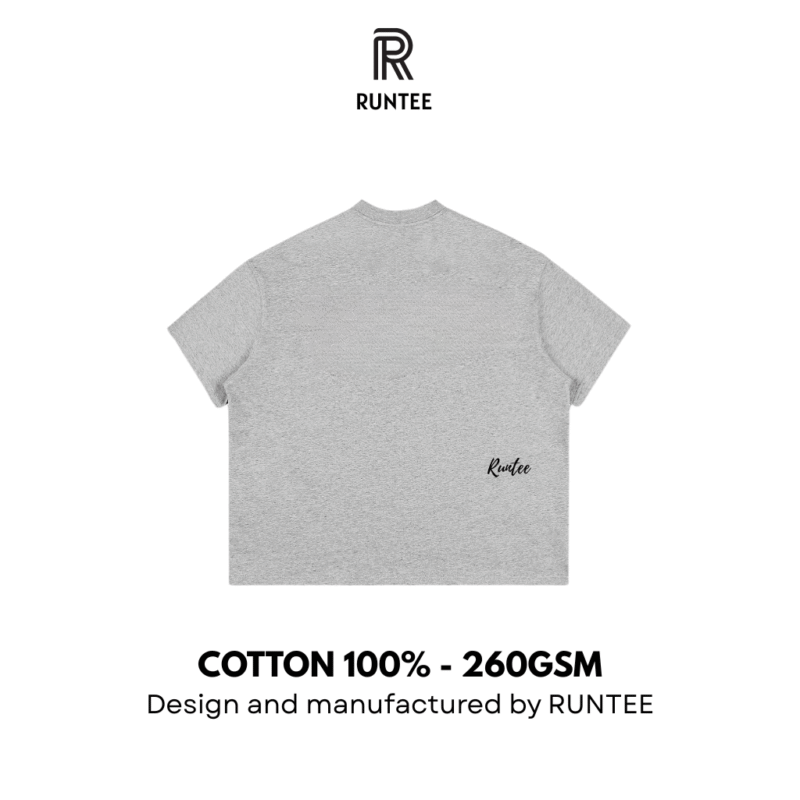 Áo Thun Boxy RUNTEE Shadow Palm TShirt