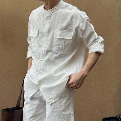 Áo sơ mi vải linen